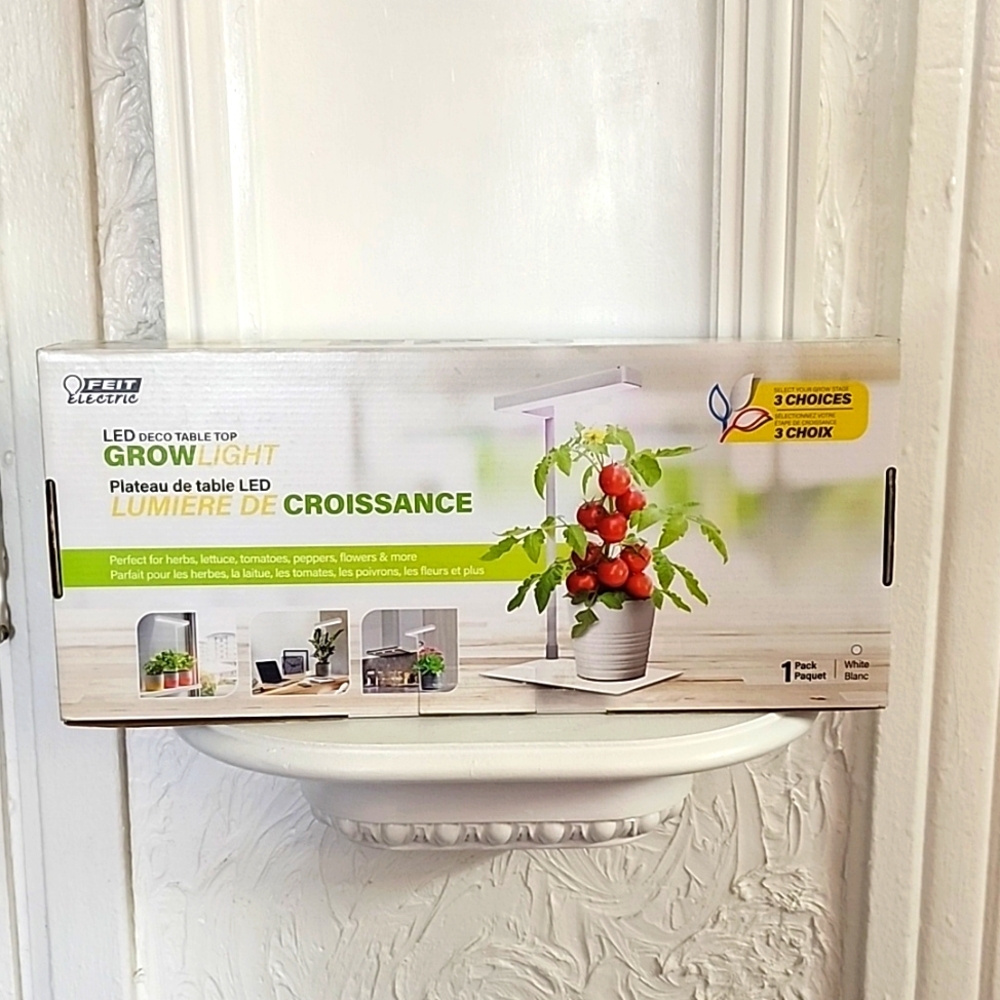 Brand new Feit electric led Deco table top grow light.